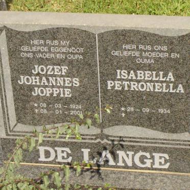 LANGE Jozef Johannes Joppie, de 1924-2001 &amp; Isabella Petronella 1934-