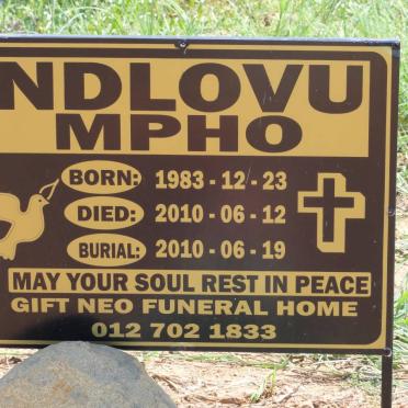 MPHO Ndlovu 1983-2010