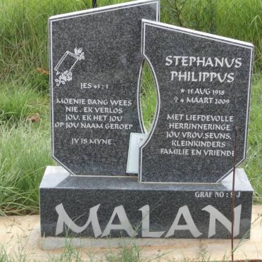 MALAN Stephanus Philippus 1938-2009