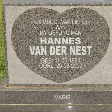 NEST Hannes, van der 1934-2000