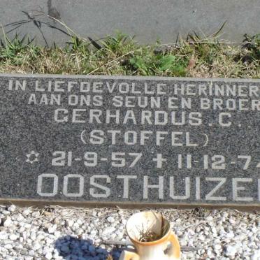OOSTHUIZEN Gerhardus C. 1957-1974