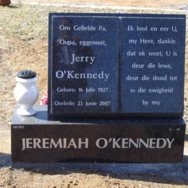 O'KENNEDY Jeremiah 1927-2007