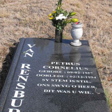 RENSBURG Petrus Cornelius, van 1957-1994