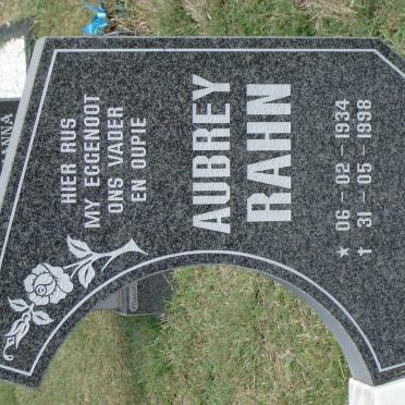 RAHN Aubrey 1934-1998