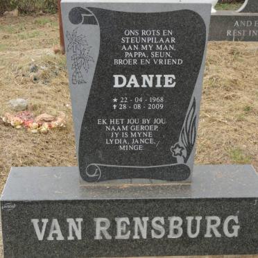 RENSBURG Danie, van 1968-2009