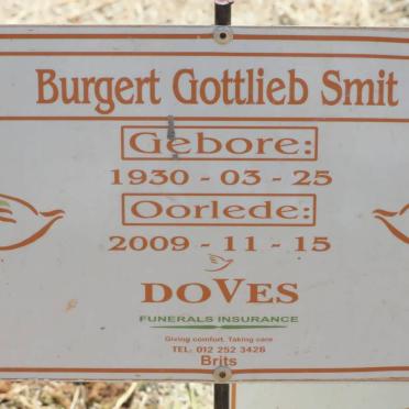 SMIT Burgert Gottlieb 1930-2009