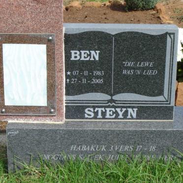 STEYN Ben 1983-2005