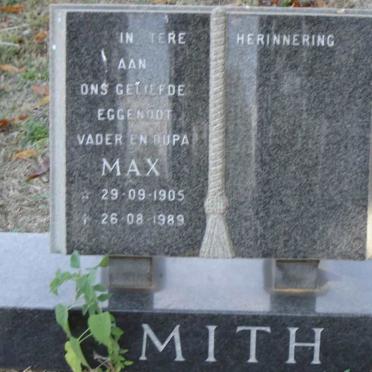 SMITH Max 1905-1989