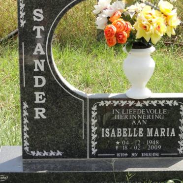 STANDER Isabelle Maria 1948-2009