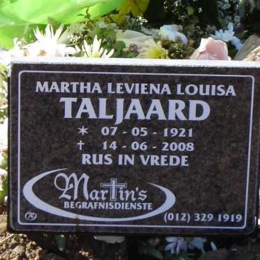 TALJAARD Martha Leviena Louisa 1921-2008
