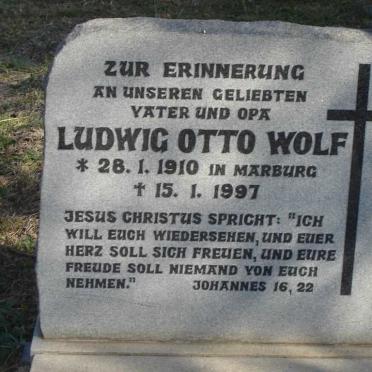 WOLF Ludwig Otto 1910-1997