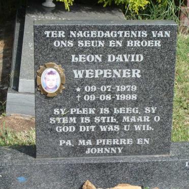 WEPENER Leon David 1979-1998