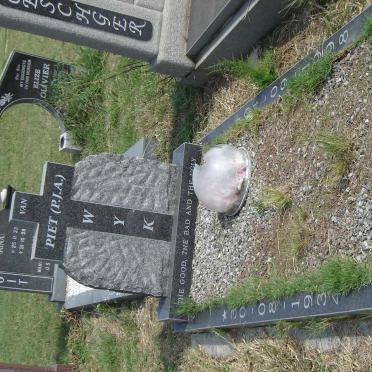 WYK P.J.A., van 1934-1998