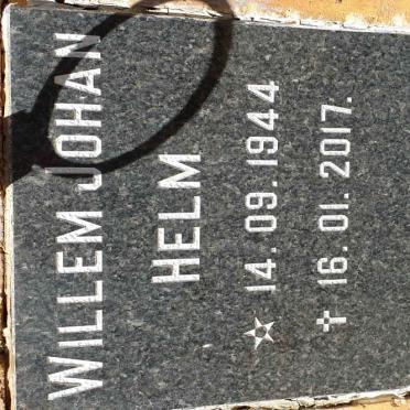 HELM Willem Johan 1944-2017