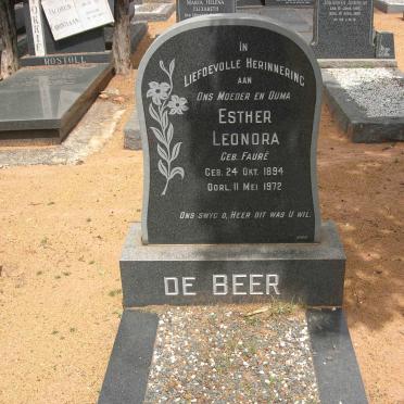 BEER Esther Leonora, de nee FAURE 1894-1972