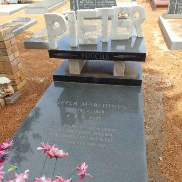 FOUCHÉ Pieter Marthinus 1925-2002