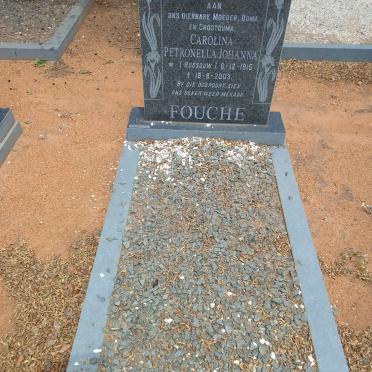 FOUCHE Carolina Petronella Johanna nee ROSSOUW 1915-2003