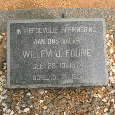 FOURIE Willem J. 1874-1958