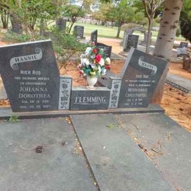 FLEMMING Hermanus Christoffel 1914-1989 &amp; Johanna Dorothea 1920-2007