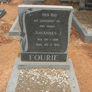 FOURIE Johannes J. 1899-1975