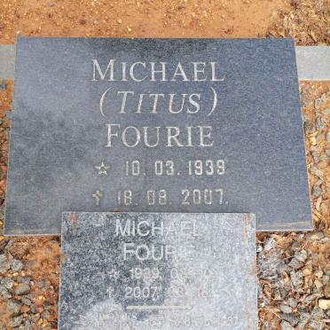 FOURIE Michael 1939-2007
