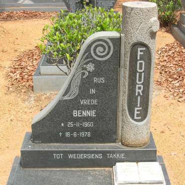 FOURIE Bennie 1950-1978