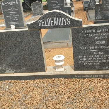 GELDENHUYS Ronnie 1936-1972