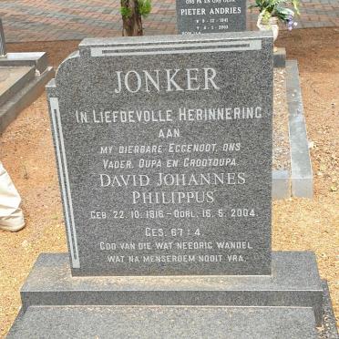 JONKER David Johannes Philippus 1916-2004
