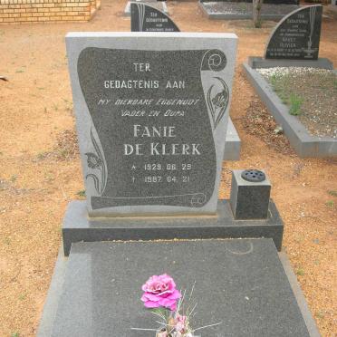 KLERK Fanie, de 1929-1987