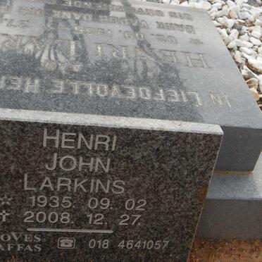 LARKINS Henri John 1935-2008