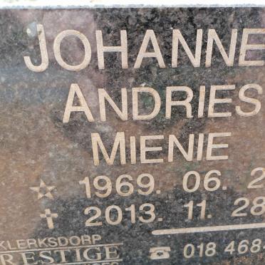 MIENIE Johannes Andries 1969-2013