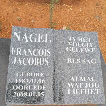 NAGEL Francois Jacobus 1983-2008