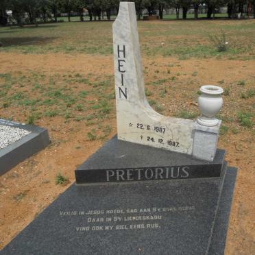 PRETORIUS Hein 1987-1987