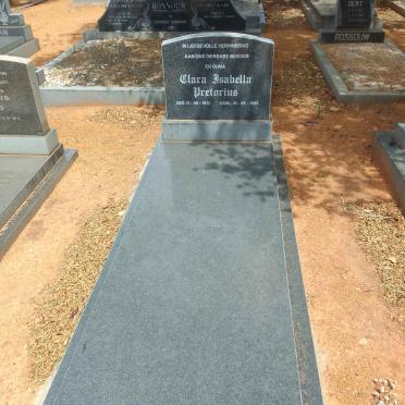 PRETORIUS Clara Isabella 1912-1995