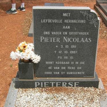 PIETERSE Pieter Nicolaas 1911-1987