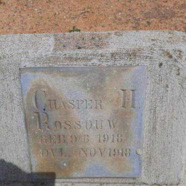 ROSSOUW Chasper H. 1918-1918