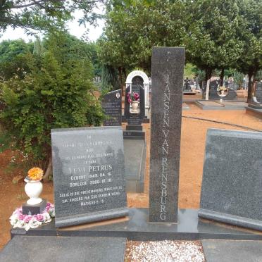 RENSBURG Levi Petrus, Jansen van 1949-2000