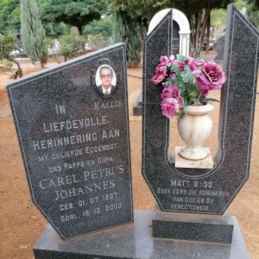 ROSSOUW Carel Petrus Johannes 1937-2000