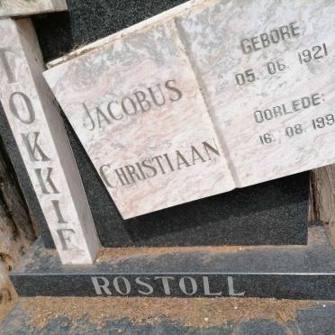 ROSTOLL Jacobus Christiaan 1921-1997