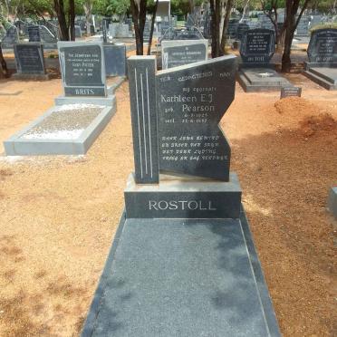 ROSTOLL Kathleen E.J. nee PEARSON 1925-1957