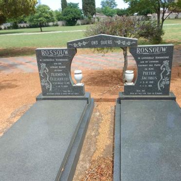 ROSSOUW Pieter Jacobus 1919-1981 &amp; Hermina Elizabeth LE ROUX 1921-1994
