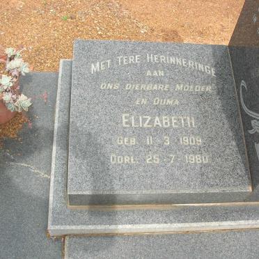 ROOS Francois Jacobus 1908-1962 &amp; Elizabeth 1909-1980