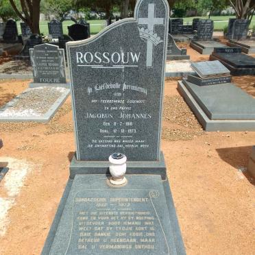 ROSSOUW Jacobus Johannes 1919-1973