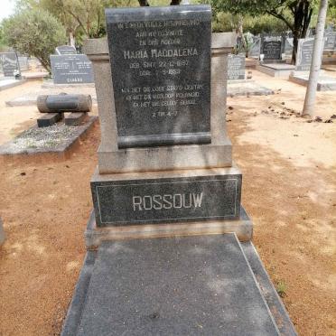 ROSSOUW Maria Magdalena nee SMIT 1897-1953