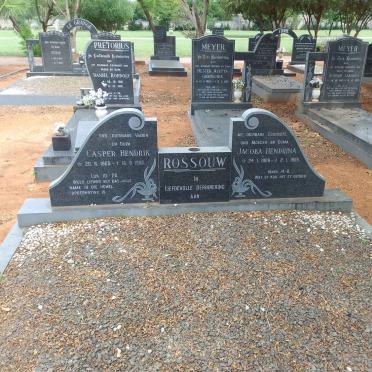 ROSSOUW Casper Hendrik 1905-1986 &amp; Jacoba Hendrina 1909-1985