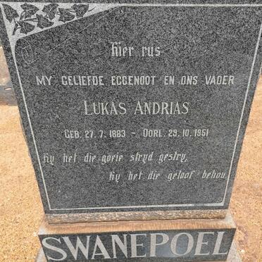 SWANEPOEL Lukas Andrias 1883-1951