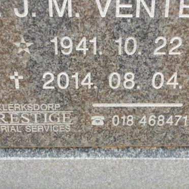 VENTER D.J.M. 1941-2014