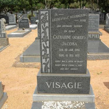 VISAGIE Catharine Jacoba 1896-1972