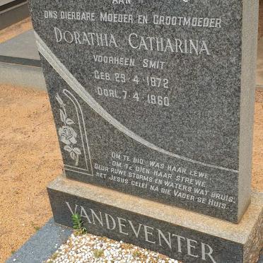 VANDEVENTER Dorathia Catharina voorheen SMIT 1872-1960