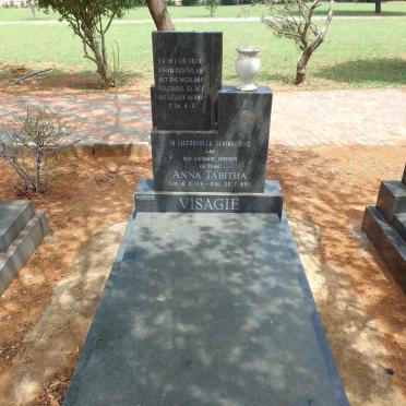 VISAGIE Anna Tabitha 1918-1998